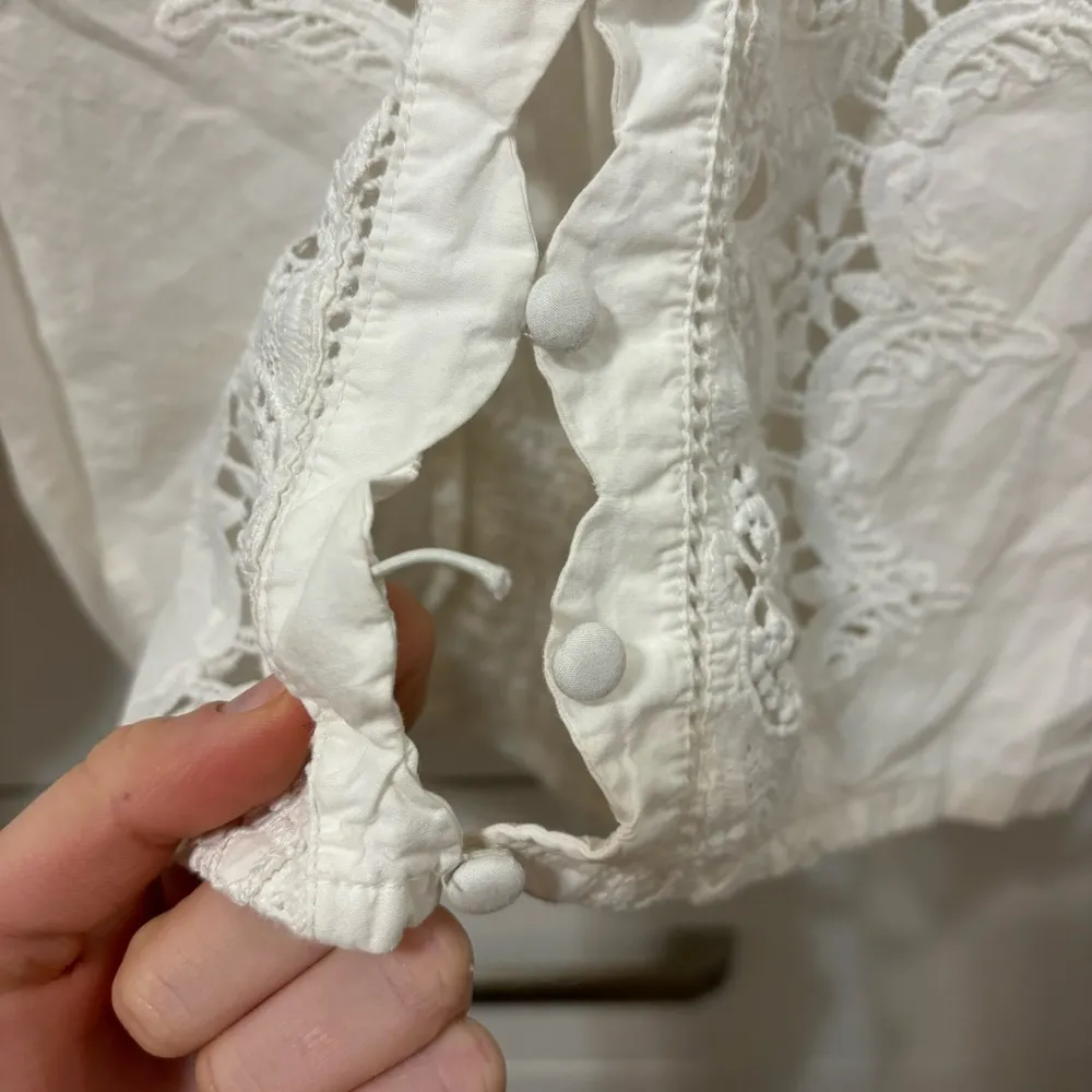 Free People Louella Embroidered Eyelet Top - Image 9