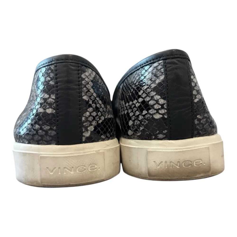 Vince Blair Snakeskin Embossed Leather Slip-On - Image 3