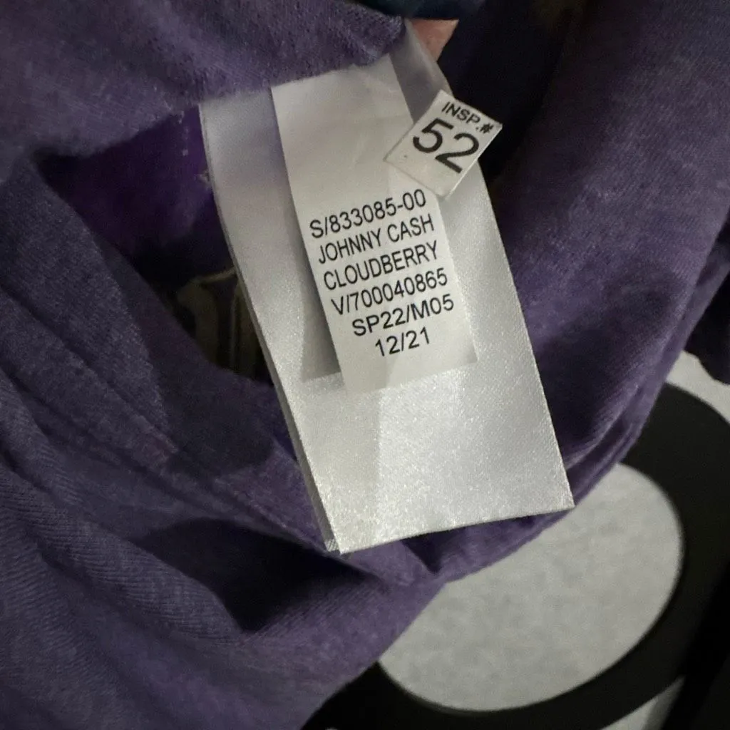 Purple Graphic “Johnny Cash” T - Image 4