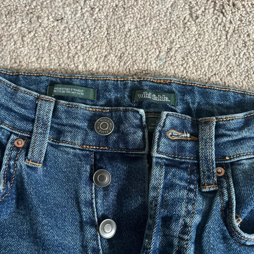 High rise straight leg jeans - Image 2