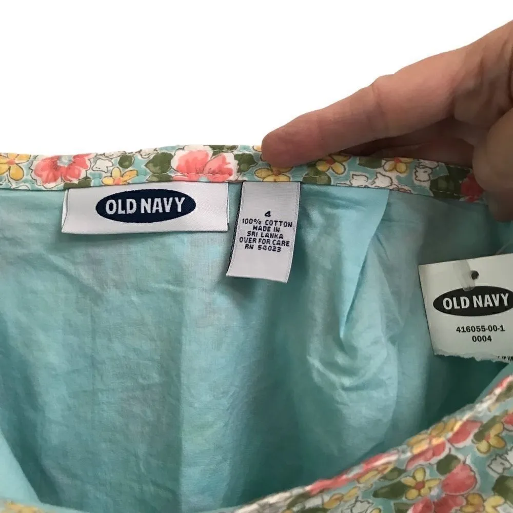 Vintage Deadstock Old Navy floral cotton mini skirt 4 - Image 6