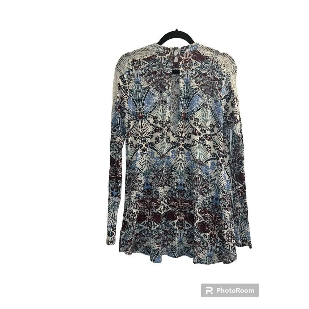 Free People ✨: New World Snow Lace Split Fly Away Top✨ - Image 8