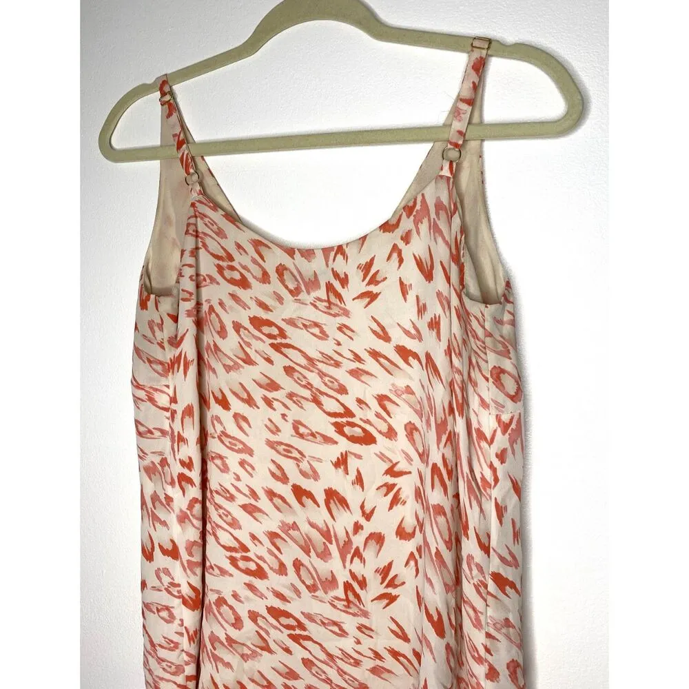 CAbi Flirty Animal Print Coral Adjustable Straps Leopard Cami Tank Top Sz XS - Image 3