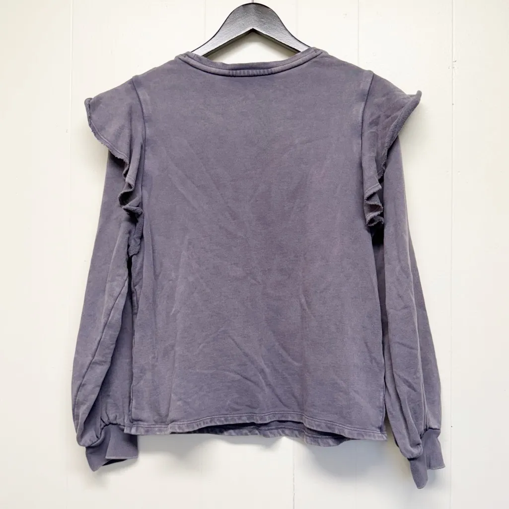 UNIVERSAL THREAD Ruffle Sweatshirt Medium and Sweatpants Joggers Lounge Set XS - Image 6