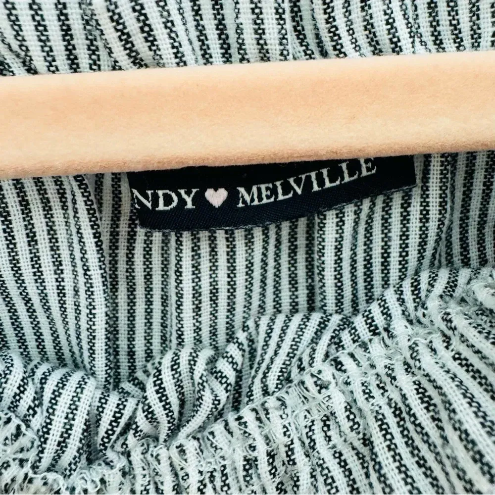 Brandy Melville Striped Off‎ The Shoulder Top - Image 6