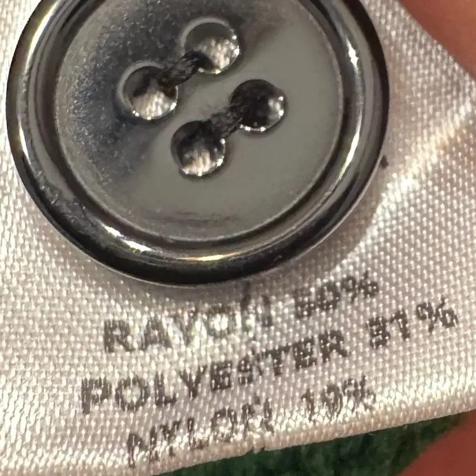 Tulip & B Green Embroidered Floral Button Cardigan Sweater Women's M Size M - Image 6