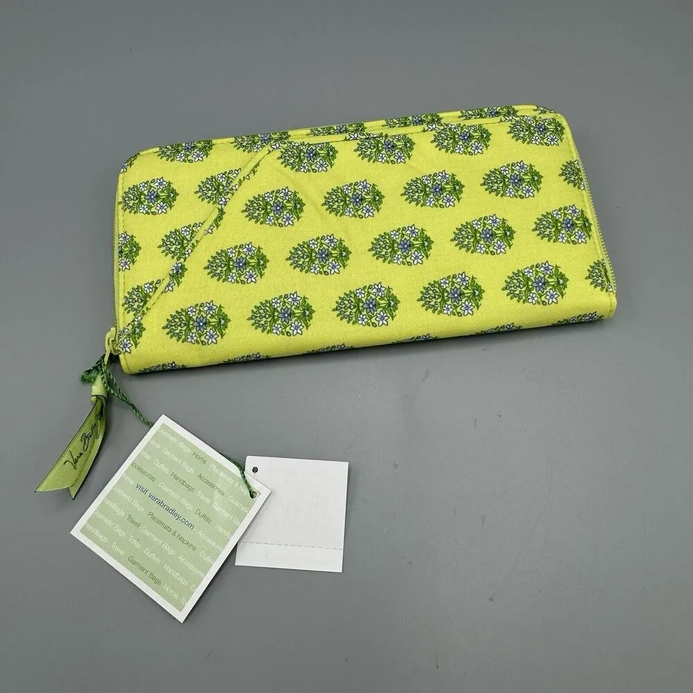 Vtg Vera Bradley Travel Organizer Wallet Citrus Retired Passport ID Holder New - Image 2