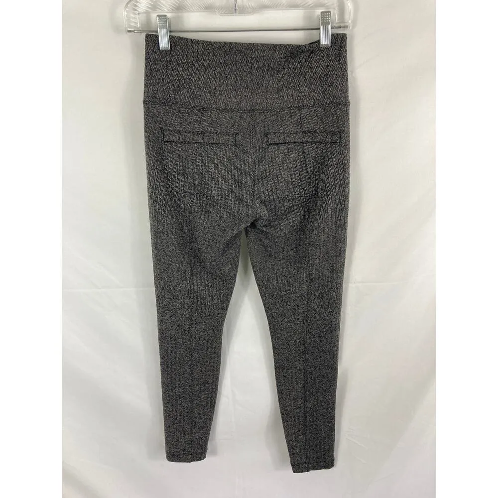 Athleta Delancey Herringbone Tight Leggings, Black /Abalone Grey XS - Image 6