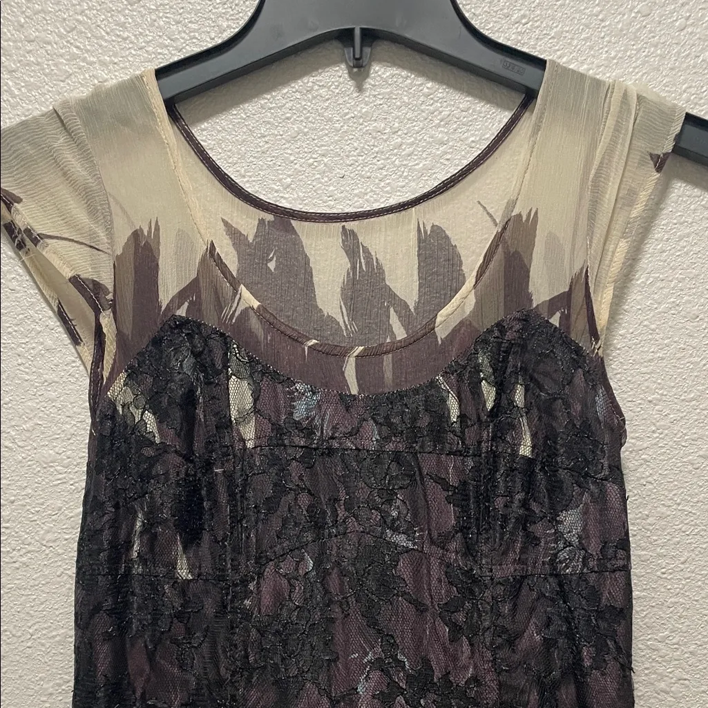 Tracy Reese Elegant Black and Cream Women's Dress - Image 3