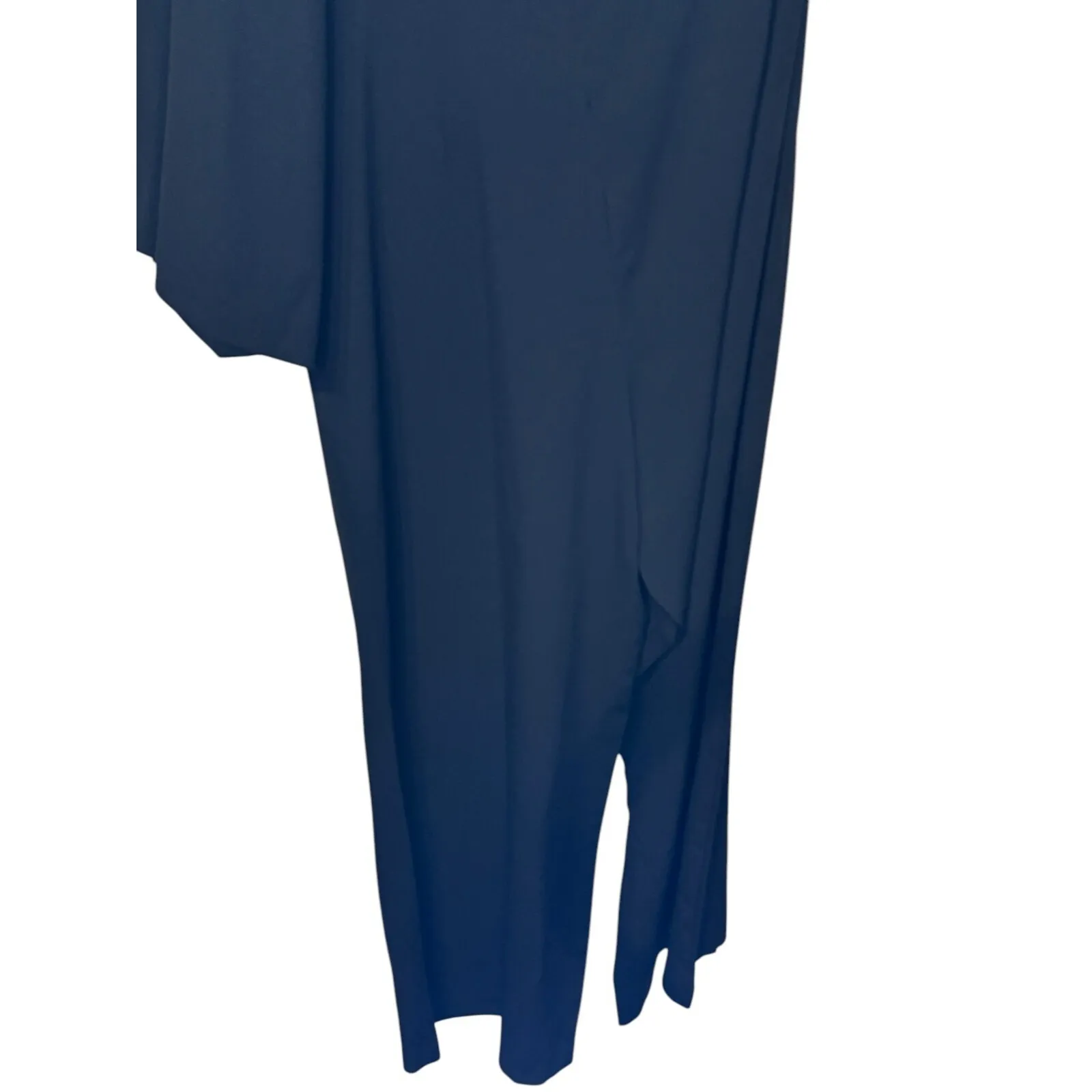 Banana Republic Women's Jumpsuit Wide‎ Leg 3/4 One Shoulder Black Size 12 Petite - Image 10