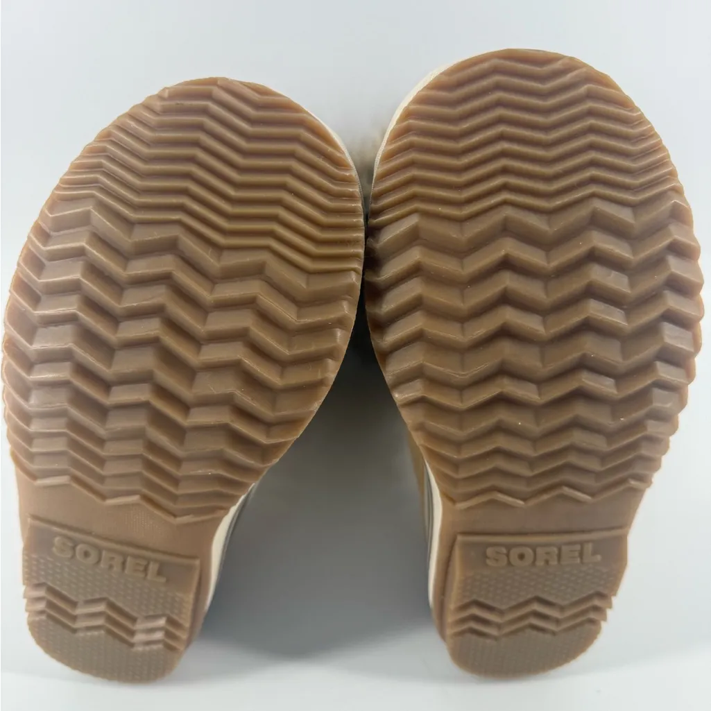 Sorel Joan of Arctic Boots Women 7.5 Suede Faux Fur Cuff Waterproof Taupe New - Image 11