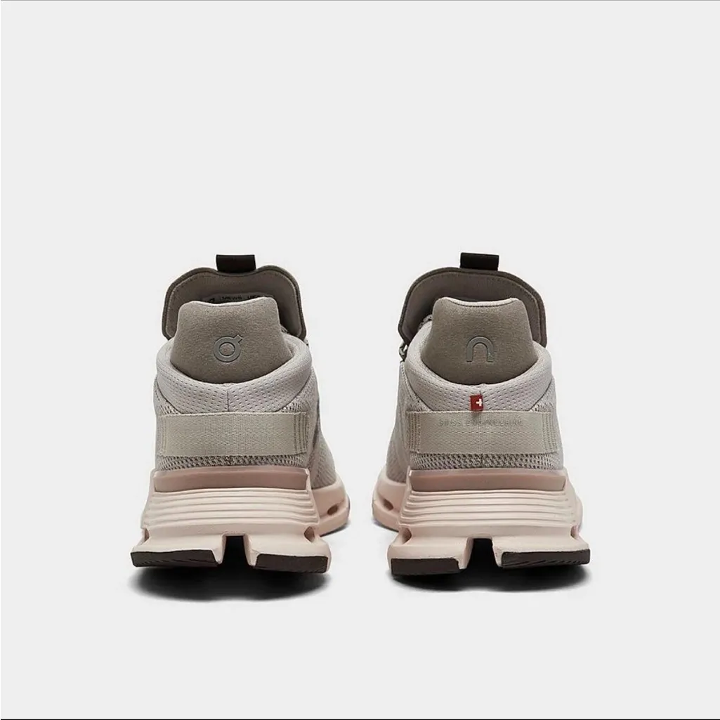 On Cloudnova Running Shoes Pearl Shell White Women’s Size 9 - Image 8