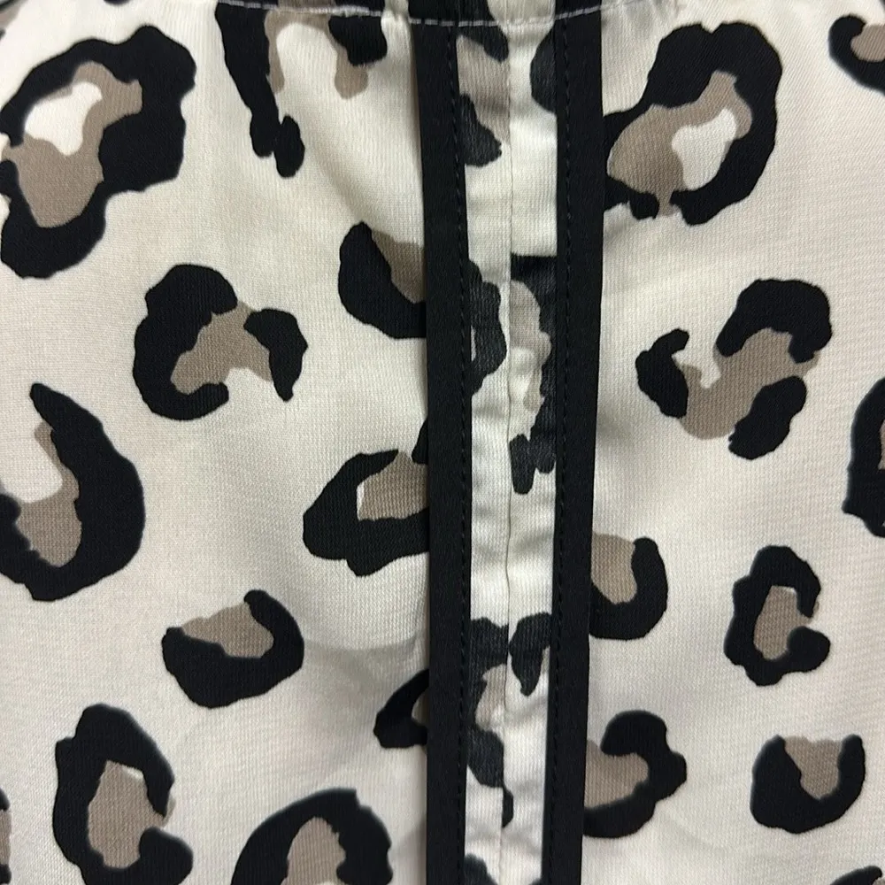 Buddy Love Sleeveless Animal Print Lightweight Blouse Tank Womens Large - Image 8