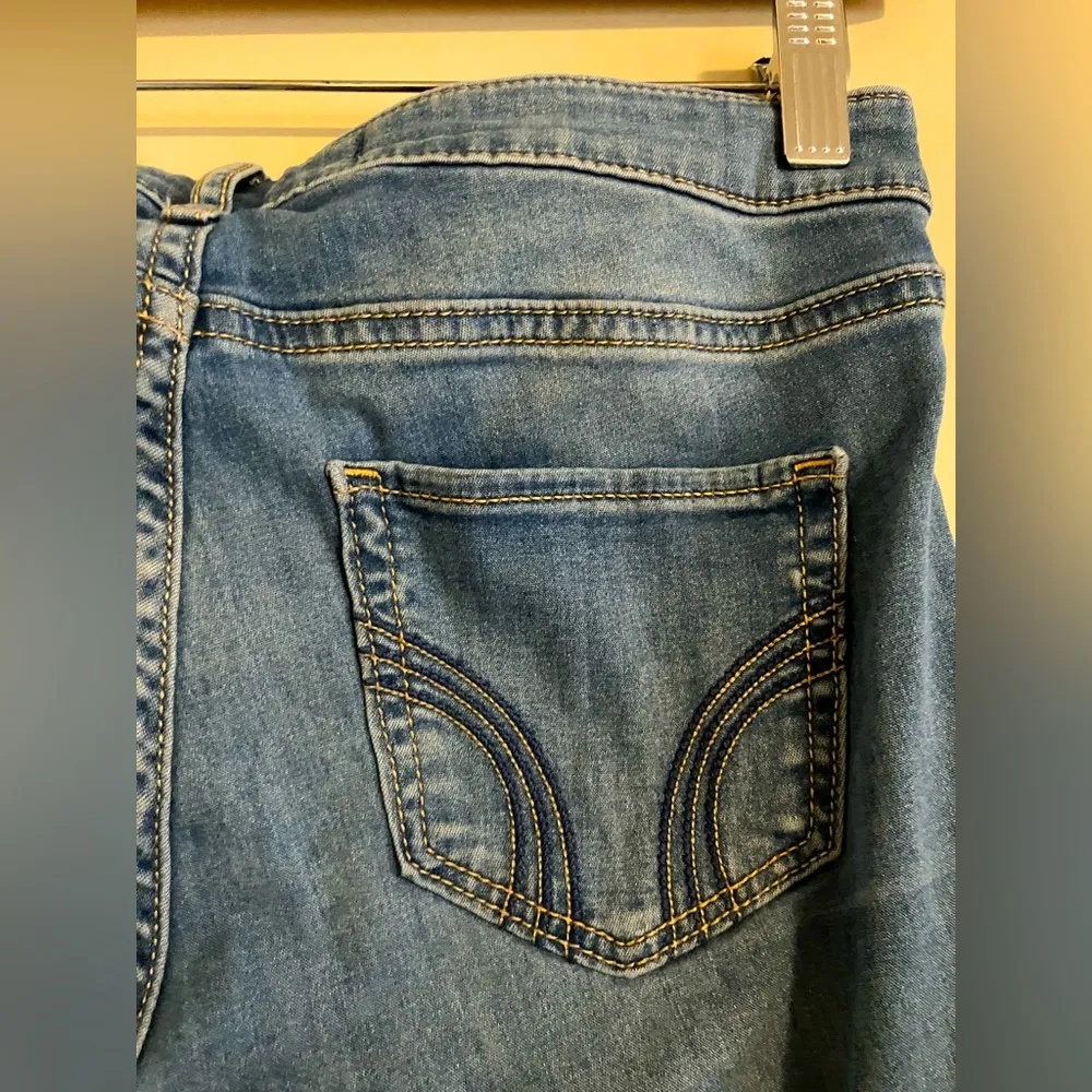 Hollister Jeans Legging Womens 3S Blue Denim Stretch 26x27 - Image 4