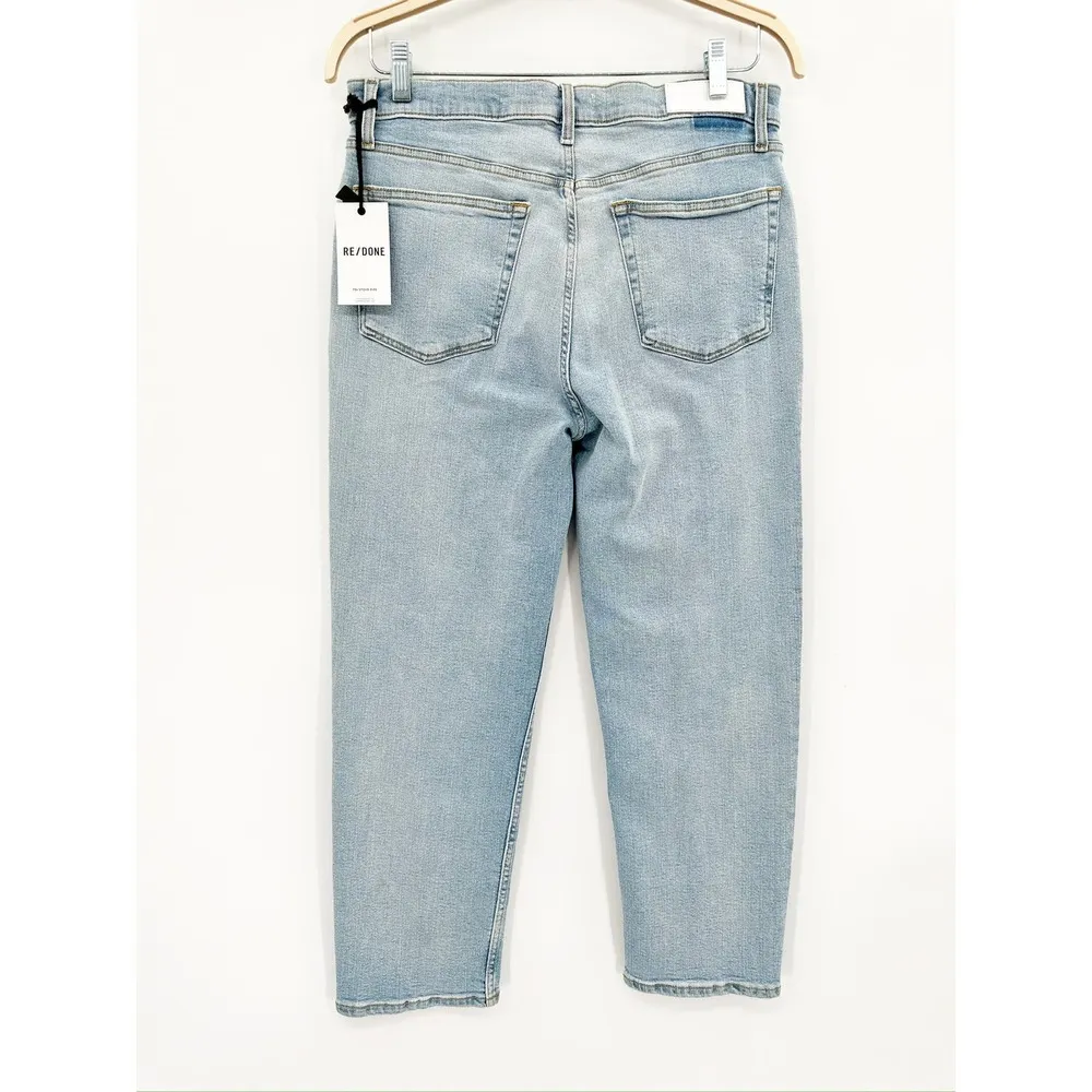 Re/Done 70's Stove Pipe Jeans in River Fade 31 NWT - Image 4