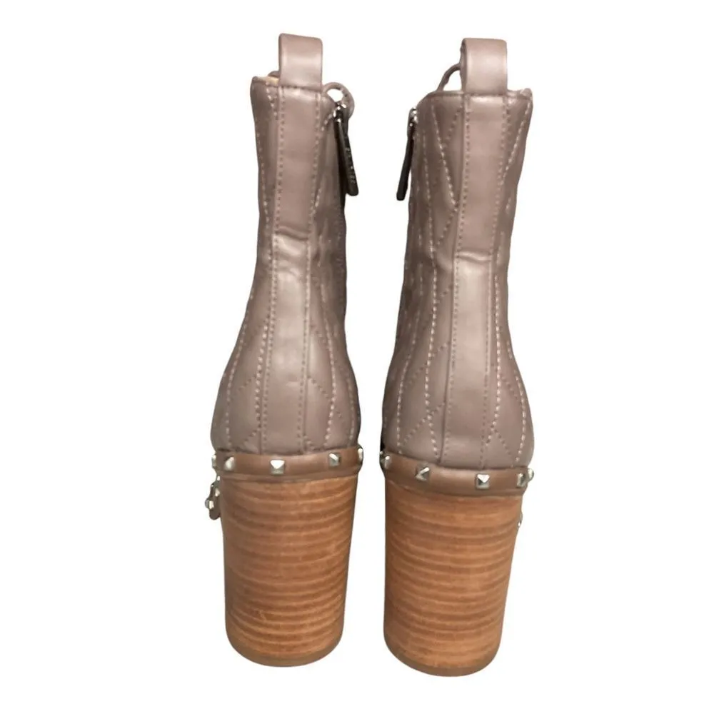 Charles by Charles David Diplomat Bootie Taupe Ankle Pointed Block Heel Size 7M - Image 7