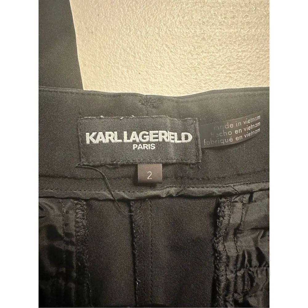 Karl Lagerfeld black ankle pants 2 - Image 4