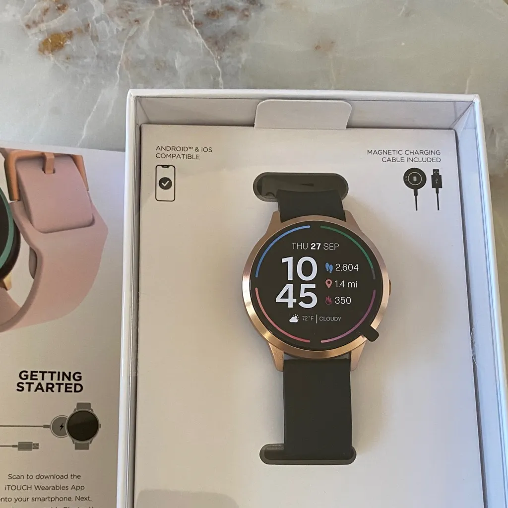NWT iTouch Sport 4 Fitness Smart Watch Black - Image 2