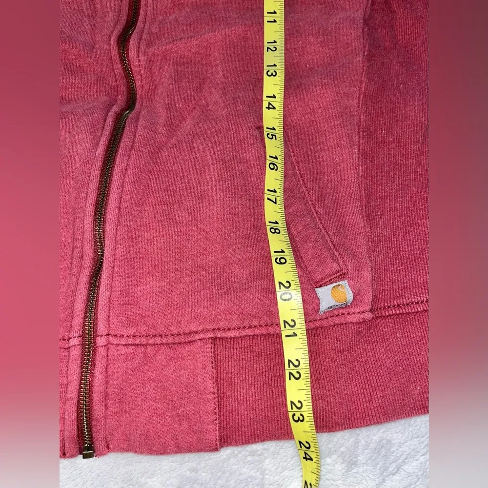 CARHARTT Full Zip Hoodie sz M - Image 10