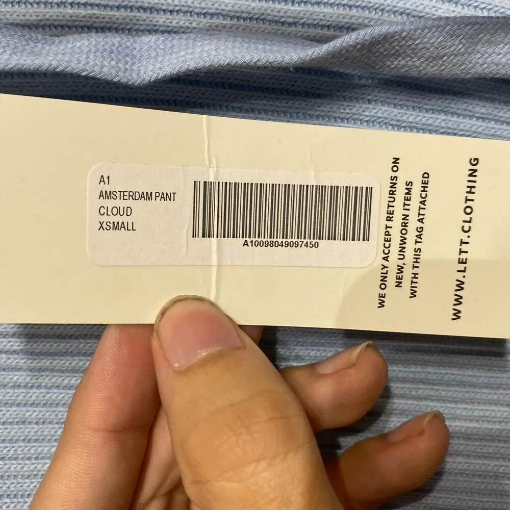 Lett Cloud Blue Amsterdam Pants Sz XS NWT - Image 8