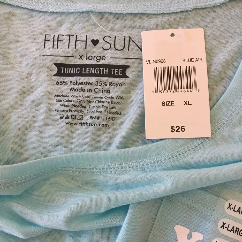 YAAASSSS Fifth Sun Tunic Length Hi Low Tee - Image 5