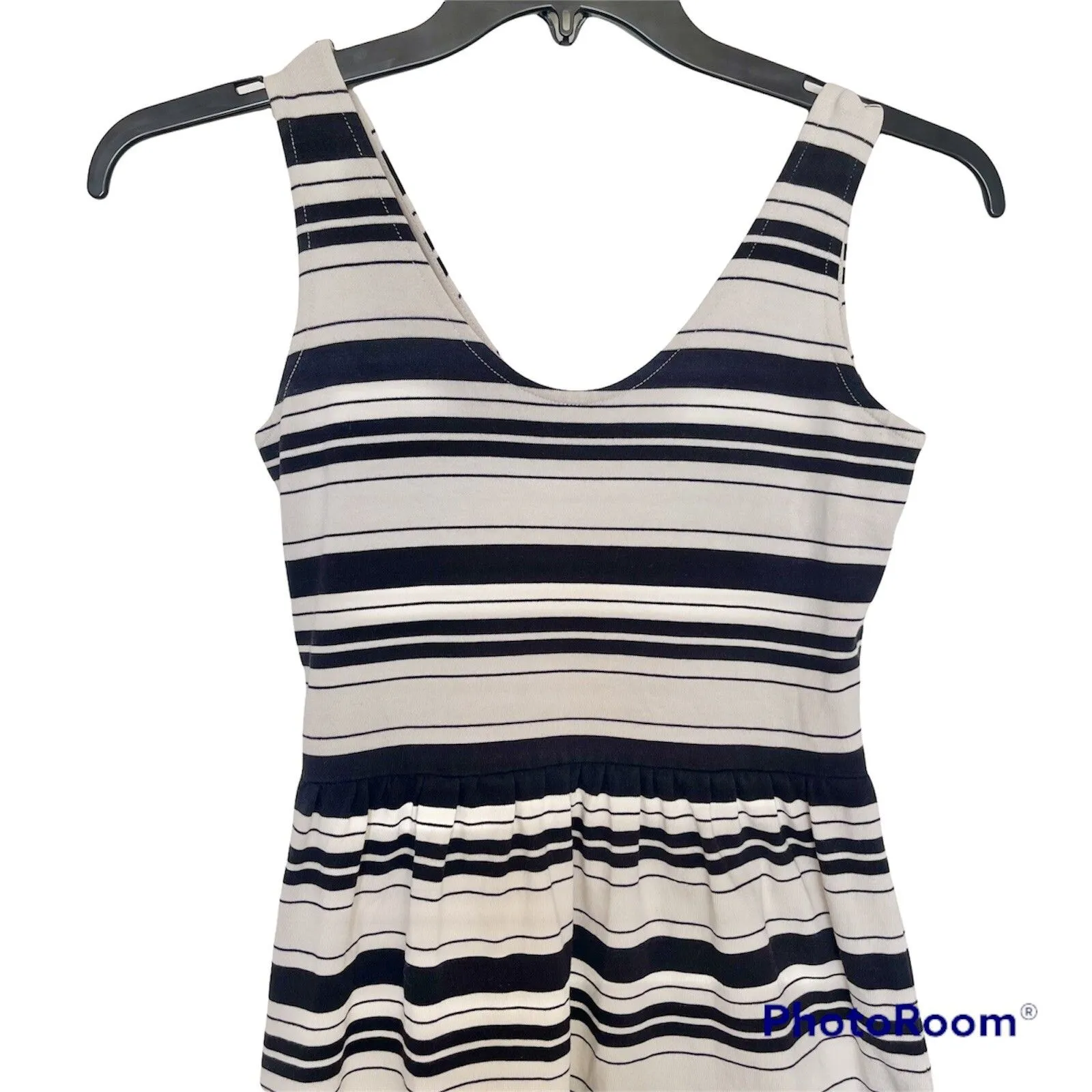 J.Crew Womens Dress Sz XS Striped Sleeveless Preppy Classic Modern Casual - Image 5