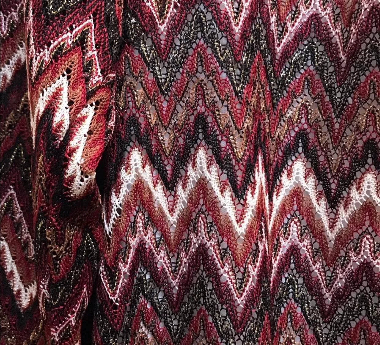 women’s top Multicolor zigzag pattern XL - Image 5