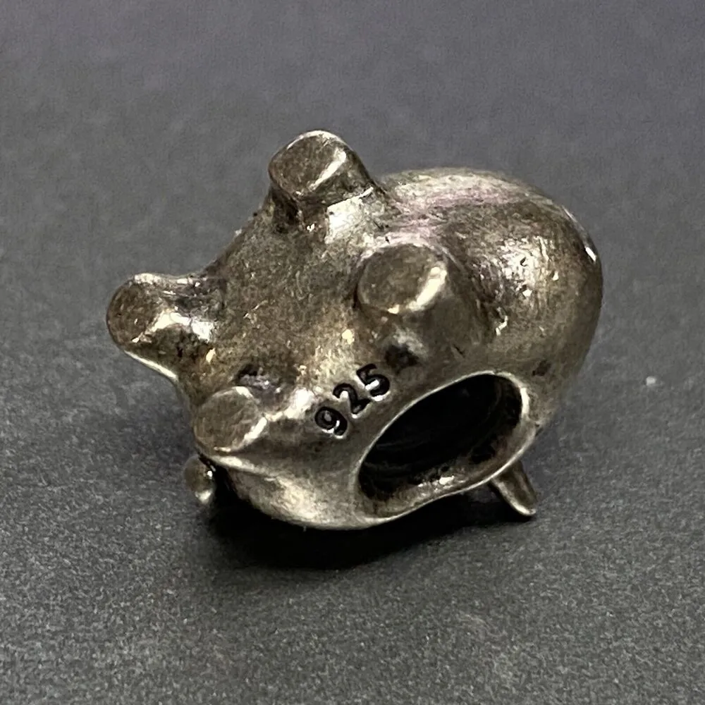 Pandora ALE 925 Retired Sterling Silver Spot the Dog Target Charm - Image 5