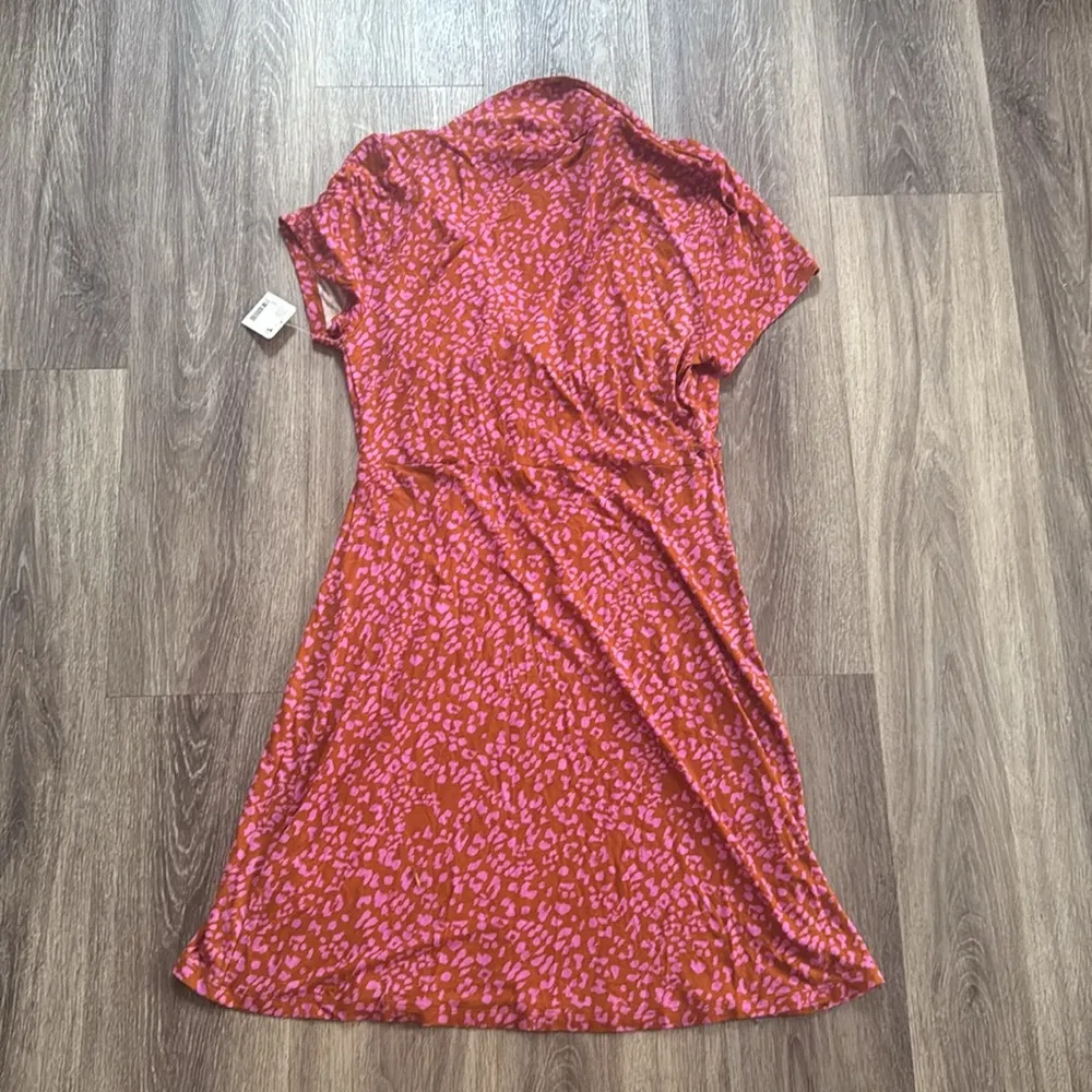 Free People Mini Dress with Cutout Marsaille Mini Dress In Rust Combo - Image 4