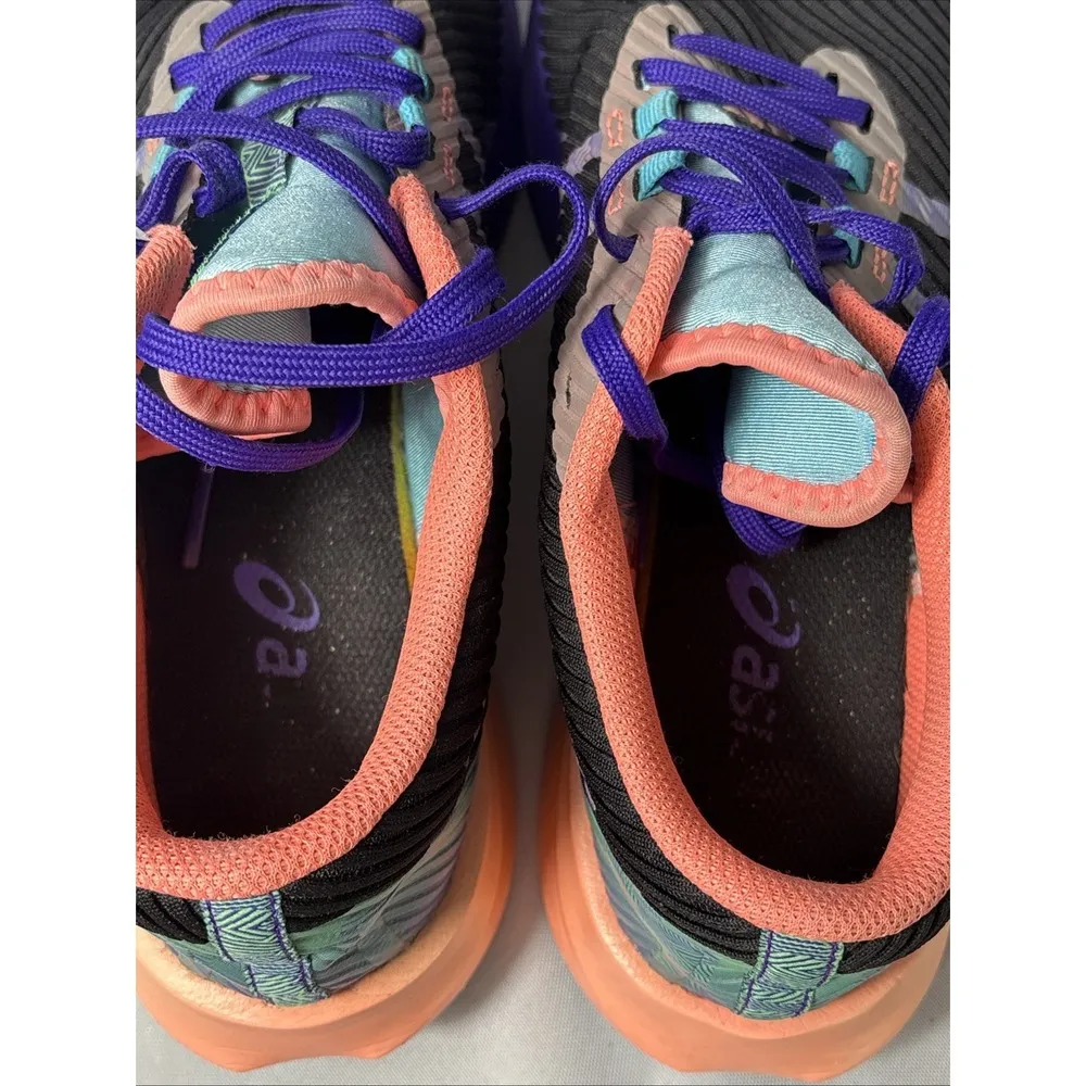 Asics Women's Size 7.5 Running Shoes 1012A985 Purple/ Teal/ Coral Sneakers EU 39 - Image 14