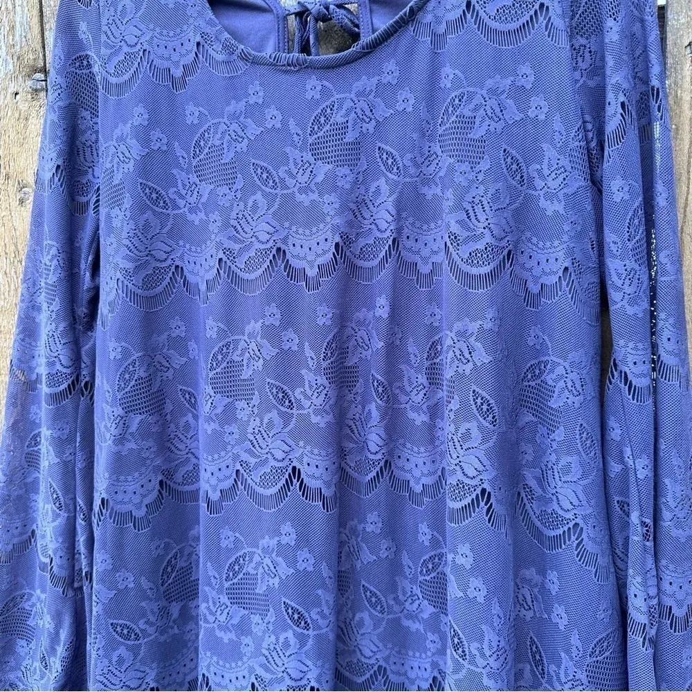 Altar’d State Lace Boho Flowy Mini Dress Sz M - Image 6