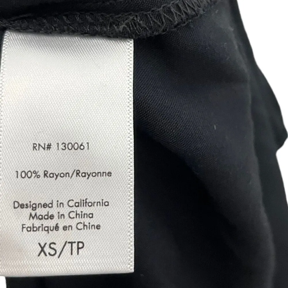 L*Space Emma Cover Up Maxi Dress Women’s Size XS Black Deep V Slit Beachwear - Image 10