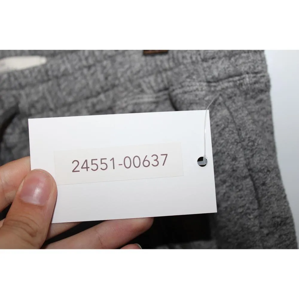 Womens Abercrombie & Fitch Gray Cotton Flannel Sweatpants Joggers Pants Size XS - Image 5