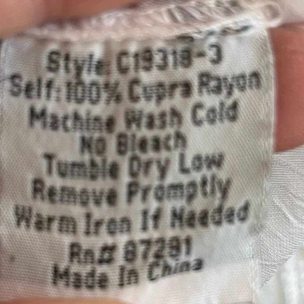 Johnny Was Top Cherpas White Green Embroidered Tunic Poncho Top Sz XS EUC - Image 12