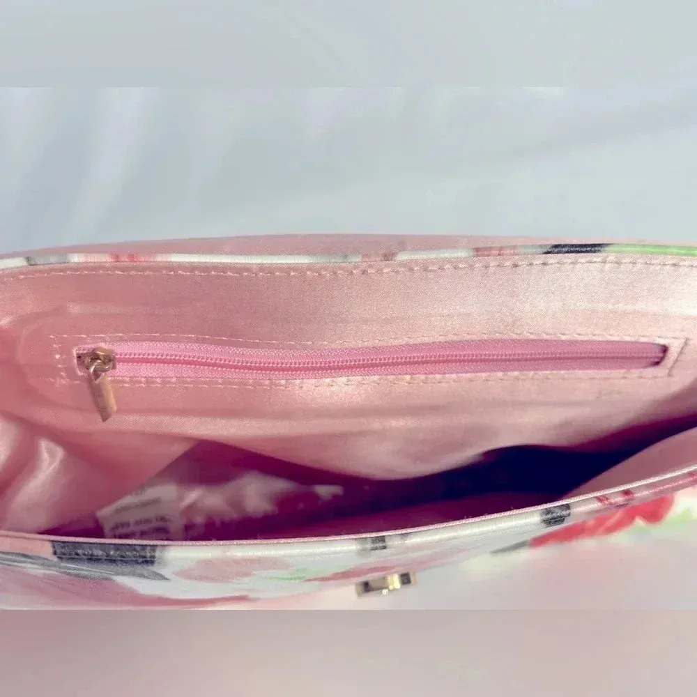 Crossbody Envelope Floral Clutch/Wallet (620) - Image 8