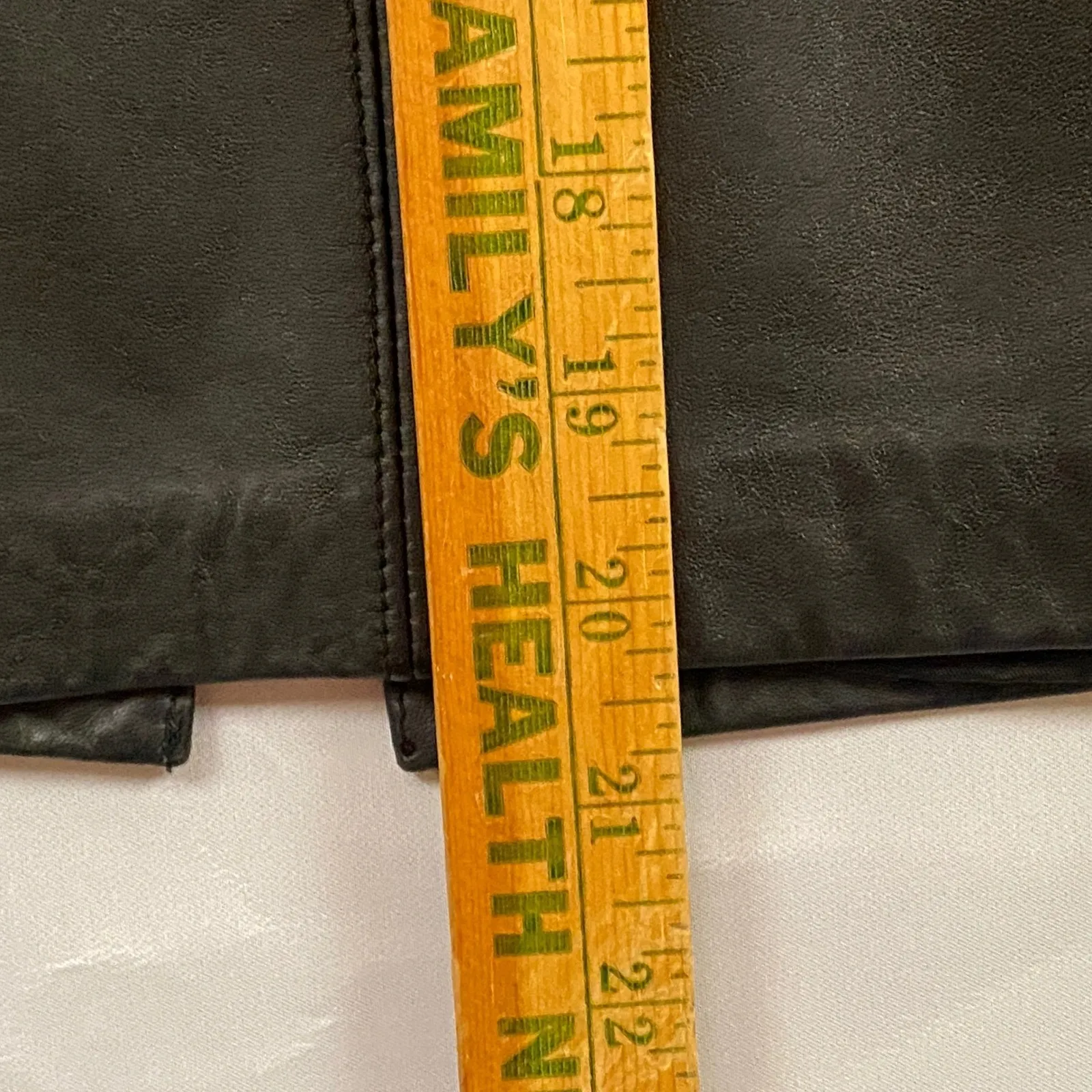 Croft & Barrow Black Lambskin Leather Skirt Size 12 Dark Academia Grunge Gothic - Image 11