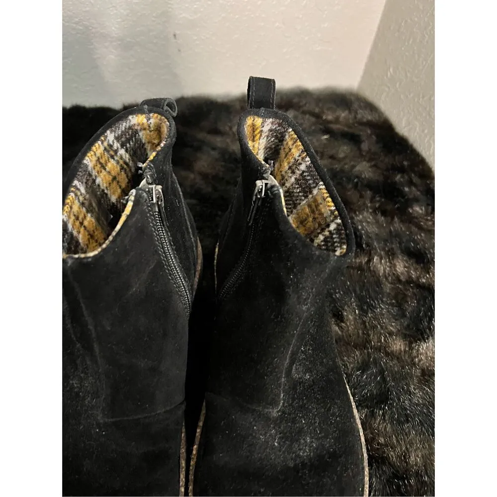 Birkenstock Women’s 37 6.5 Narrow Melrose Black Suede Ankle Boots new - Image 3