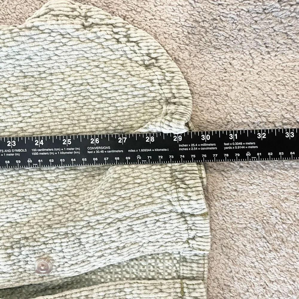 Urban Outfitters BDG Jacket Womens XS Green Corduroy Shacket Grandmacore - Image 11