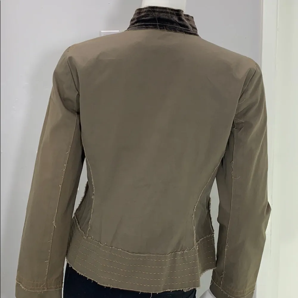 Johnny Was Olive Military Blazer - Image 5