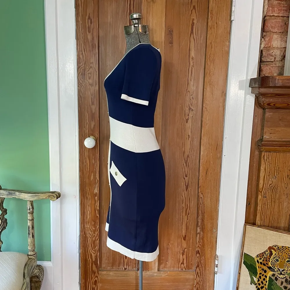 Alexia Admor Serenity Scoopneck Colorblock Knit Dress - Size Small - Image 7