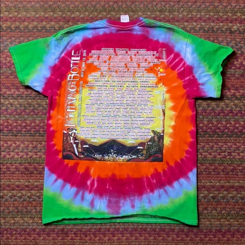 MUSIC FESTIVAL TIE DYE GRAPHIC TEE - Image 3