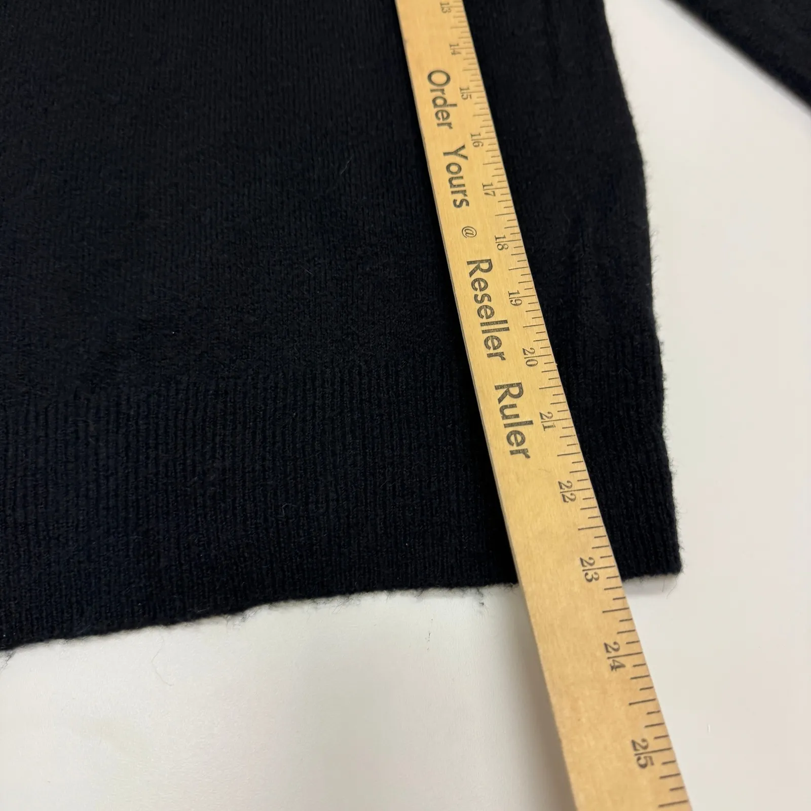 J Crew Sweater Womens X Small Black Mock Neck Long Sleeve Knit Top - Image 5