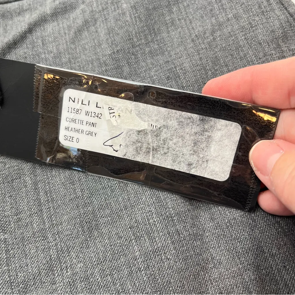 Nili Lotan Corette Pant Heather Grey Gray‎ Pant Womens Size 0 Wool Blend NEW Gray - Image 7