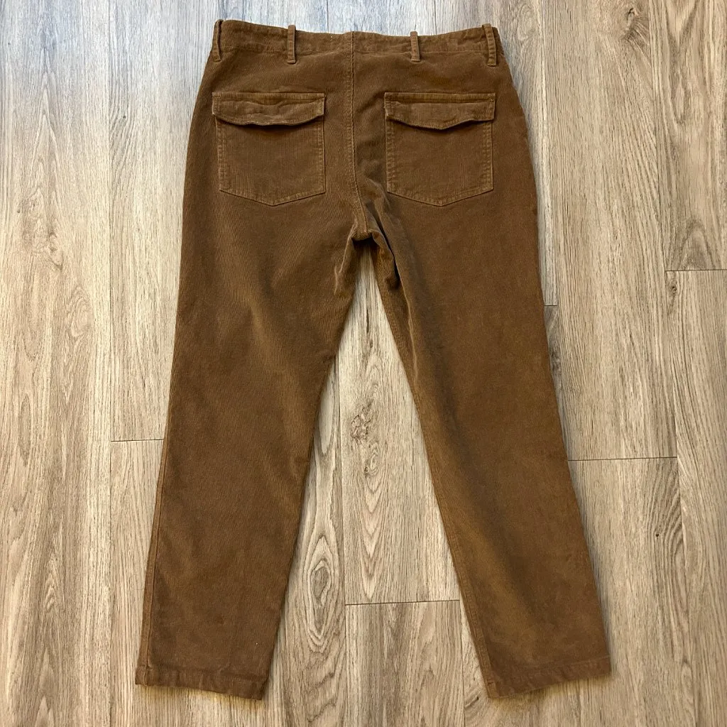 Nili Lotan Jenna Pants Corduroy Brown Size 8 - Image 10