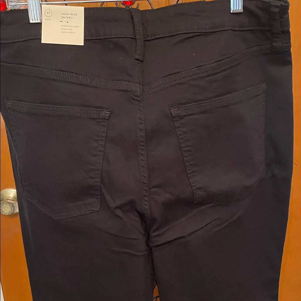Universal Thread Jet Black Trousers - Image 11