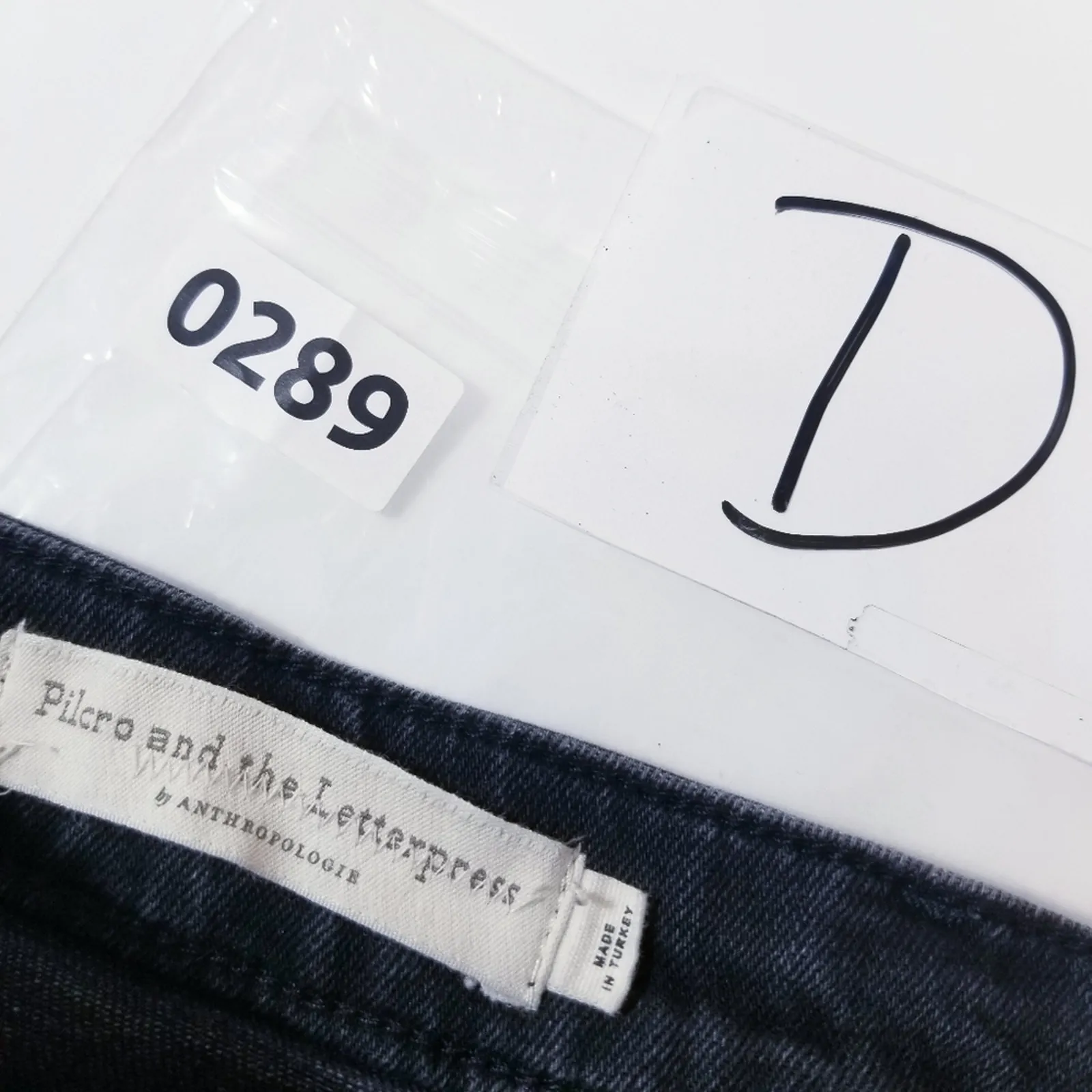 Anthropologie Pilcro & the Letterpress Women's Black High Rise  Frayed Hem Jeans - Image 14