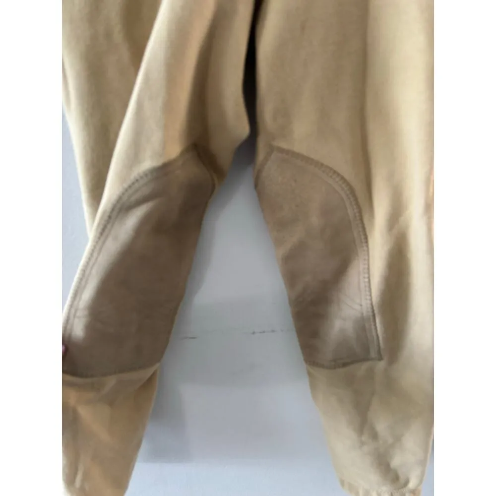 On Course Womens Breeches Size 28 Tan Equestrian Horse Riding Cotton - Image 3