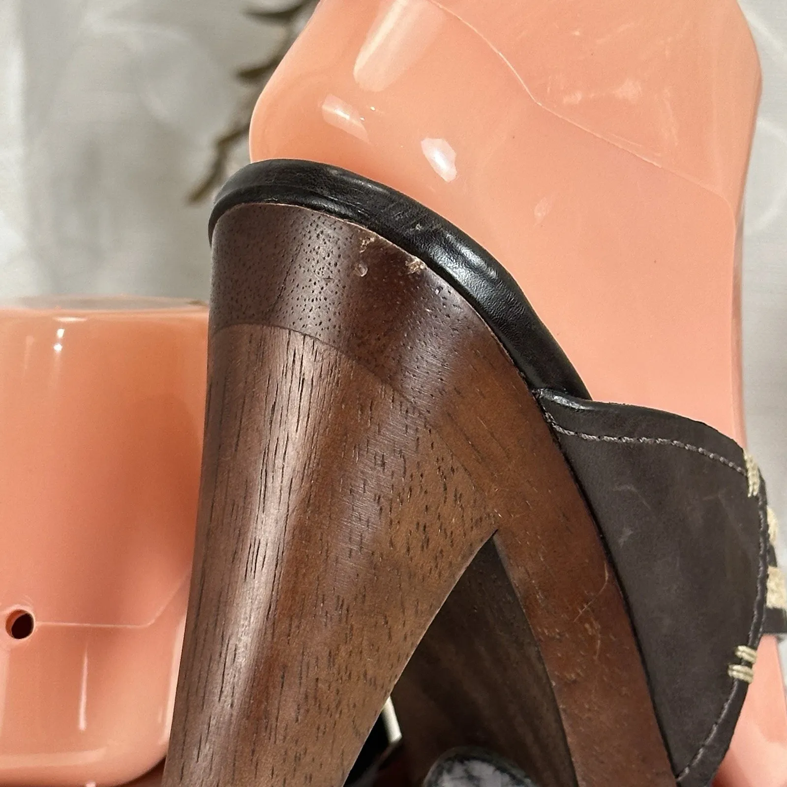 Cole Haan Womens Skylar Slide Open-Toe Cross‎ Straps Sandals Heels SZ 8 B - Image 5