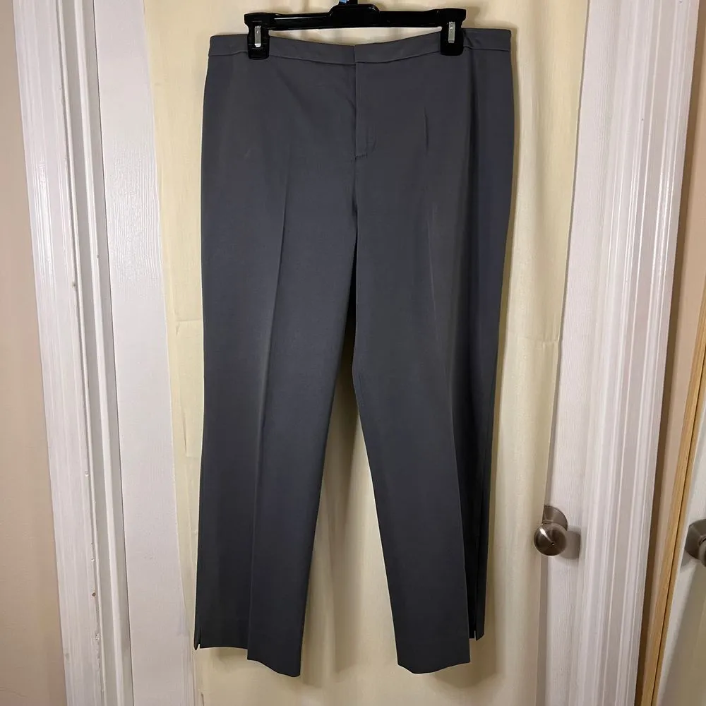 Peace of Cloth‎ Gray Professional Dress Pants Slacks Career Work Office Size 14 - Image 7