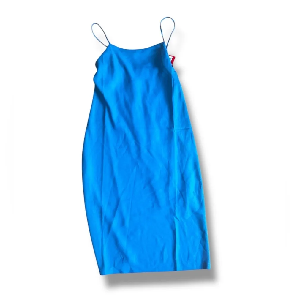 SPANX Carefree Crepe Reversible Slip Dress Indigo Haze Classic Navy NWT size S - Image 7